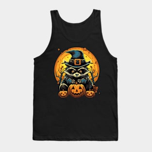 halloween raccoon Tank Top